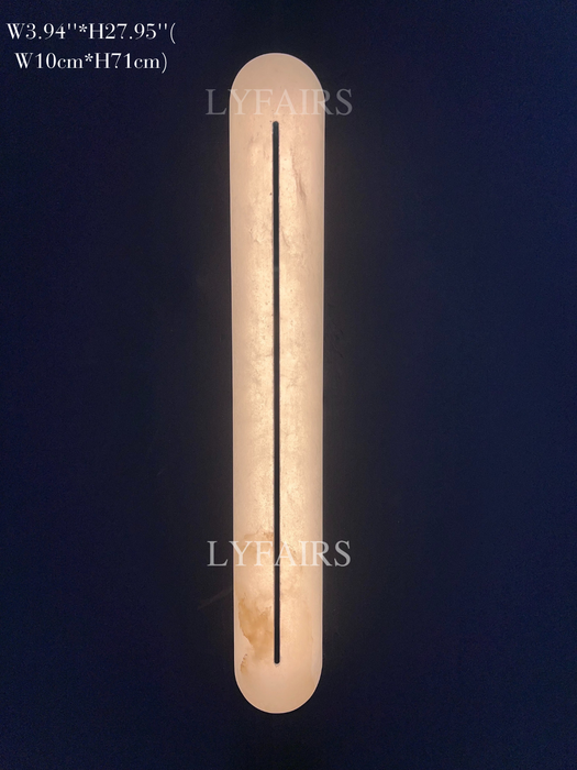 Modern Alabaster Brass Decorative Wall Light