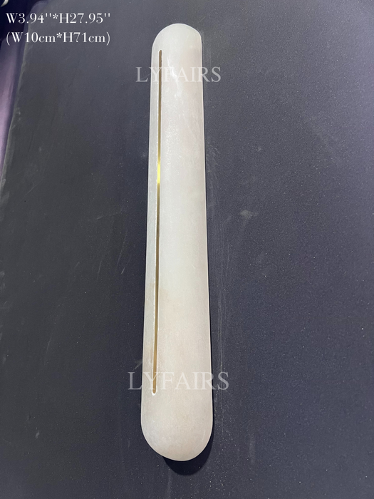 Modern Alabaster Brass Decorative Wall Light