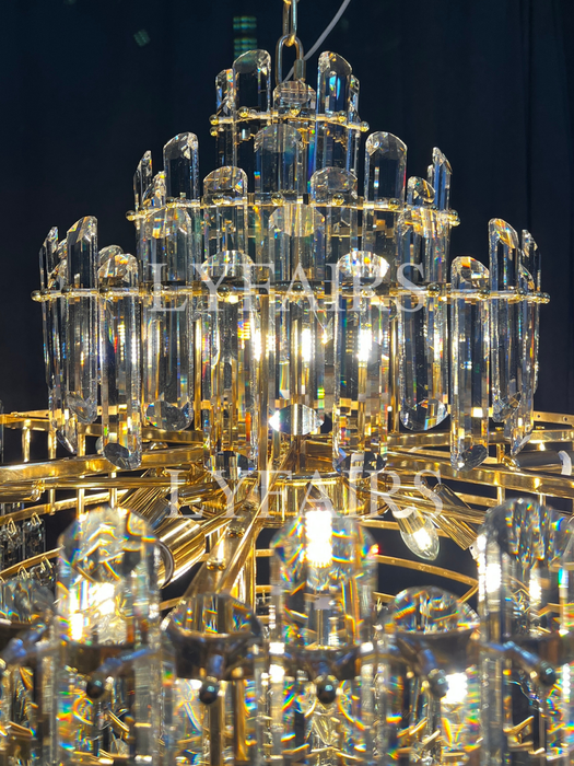 Lámpara de lujo moderna para sala de estar, lámpara de techo para comedor, estilo conciso, accesorio para dormitorio