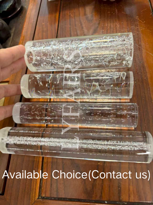 Modern Luxury Crystal Cylinder Partition