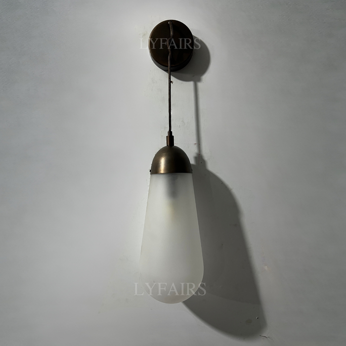 Modern Pears-inspired Frosted Glass Wall Lamp