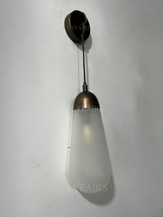 Modern Pears-inspired Frosted Glass Wall Lamp