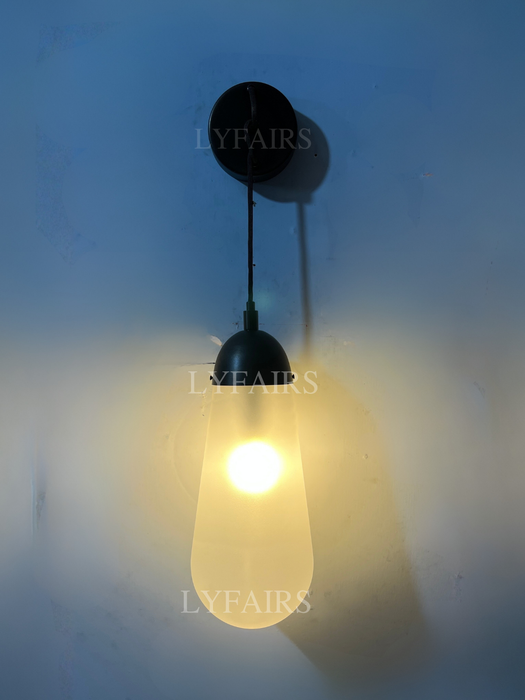 Modern Pears-inspired Frosted Glass Wall Lamp