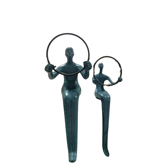 Follow the Heart Fiberglass Sculpture