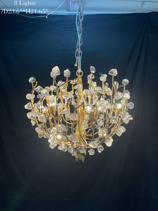 Creative Design Gemstone Branch Chandelier for Living Room/Bedroom