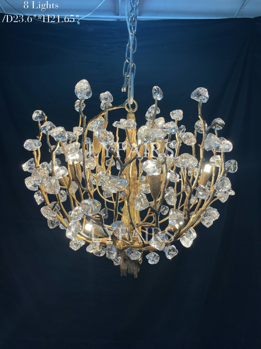 Creative Design Gemstone Branch Chandelier for Living Room/Bedroom