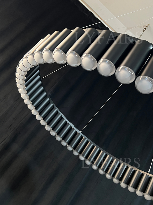 Lampadario rotondo a più teste di grandi dimensioni modello di design per soggiorno/sala da pranzo/camera da letto