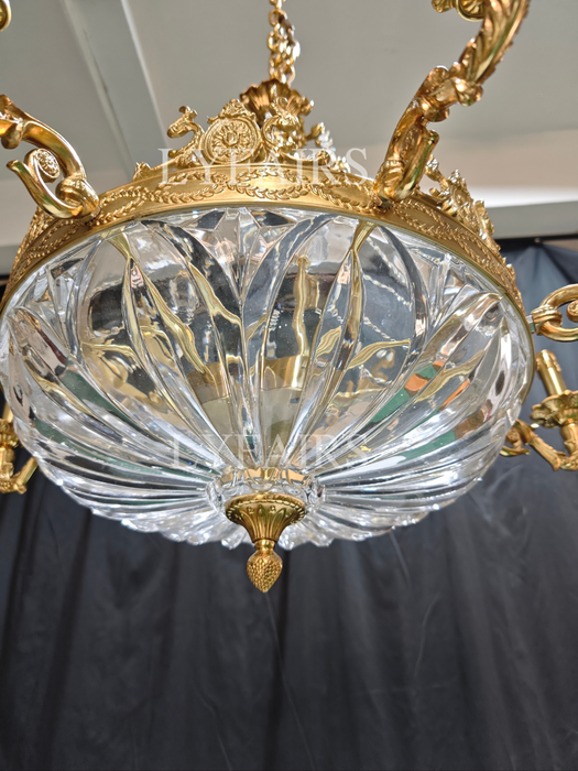European Style Luxury Crystal Pendant Candle Chandelier for Living Room/Foyer/Entrys/Hallway
