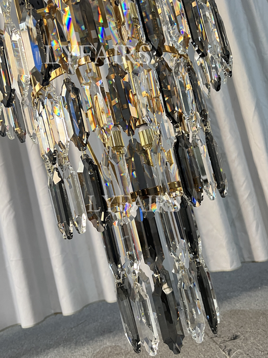 Luxury Large  K9 Crystal Chandelier for Foyer/Staircase