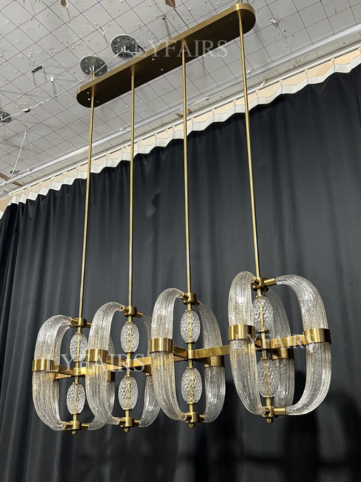 Modern Art Glass Chandelier for Living Room/Dining Room/Kitchen Island/Bedroom