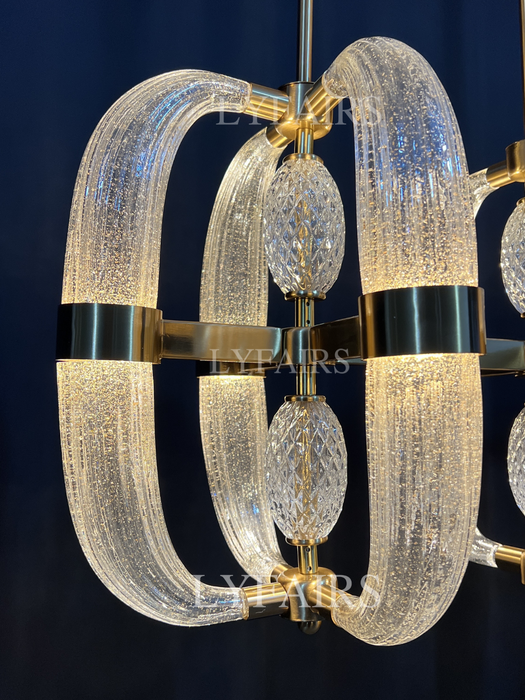 Modern Art Glass Chandelier for Living Room/Dining Room/Kitchen Island/Bedroom