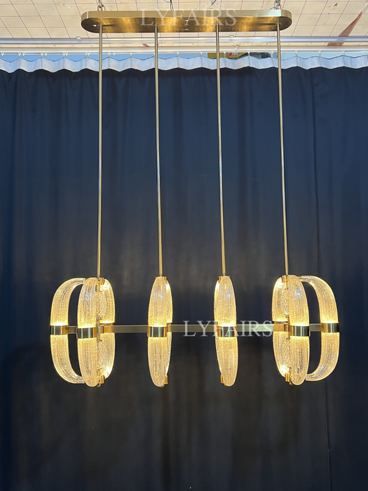 Modern Art Glass Chandelier for Living Room/Dining Room/Kitchen Island/Bedroom