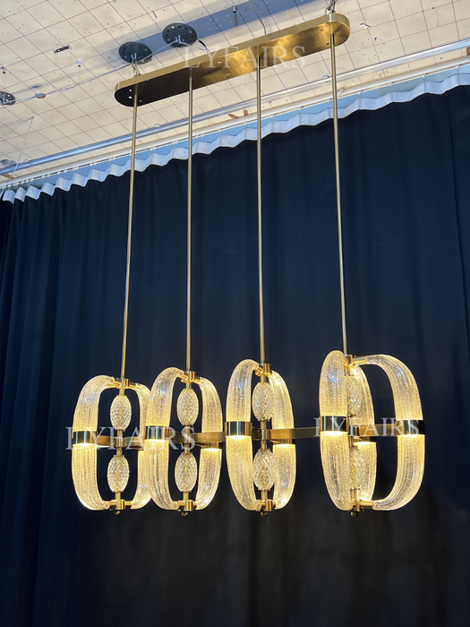 Modern Art Glass Chandelier for Living Room/Dining Room/Kitchen Island/Bedroom