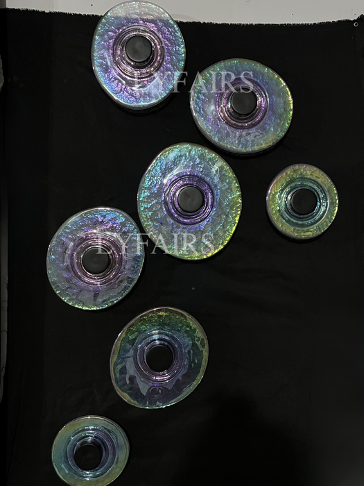 Modern Handcrafted Radiant Glass Wall Lamp