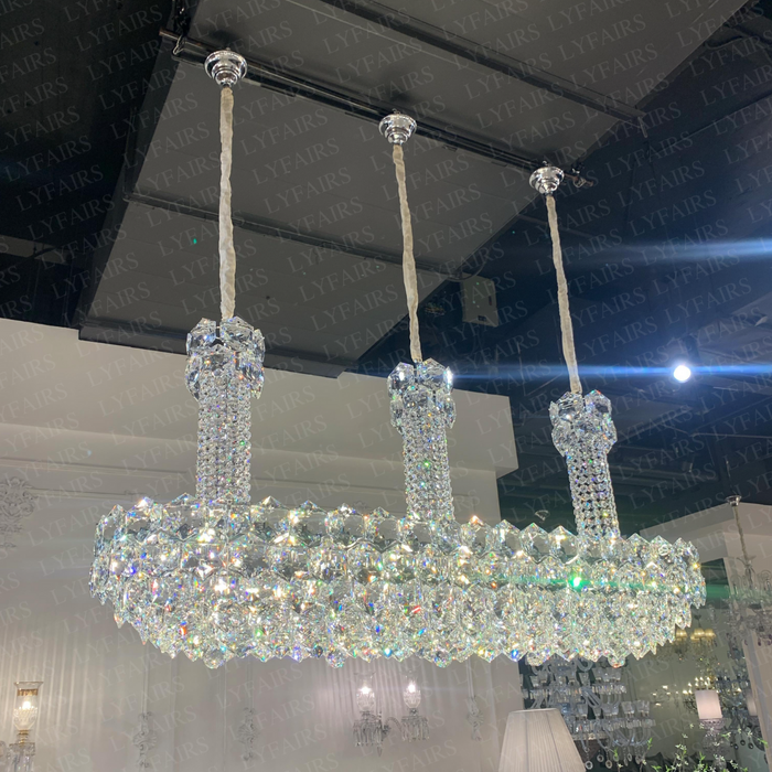 Lyfairs Titanic Chandelier for Luxury Dining Room, Long DIning Table