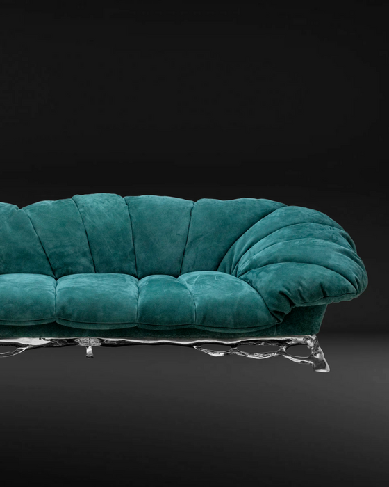 LYFAIRS x GORDON GU BODEGA Grape Leaf Sofa