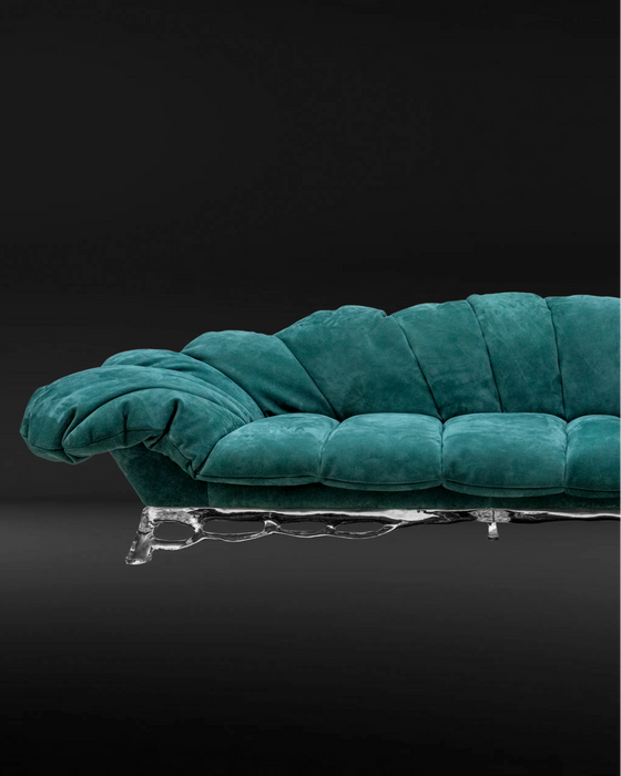 LYFAIRS x GORDON GU BODEGA Grape Leaf Sofa