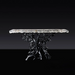 LYFAIRS_x_GORDON_GU_BODEGA_Rectangular_Clacier Crystal_Console with B lack Grapevine Leg