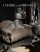 LYFAIRS x GORDON GU Bodega 2/3 seater Sofa with white fur and black grapevine leg for the living room