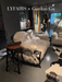LYFAIRS x GORDON GU Bodega 2/3 seater Sofa with white fur and black grapevine leg for the living room