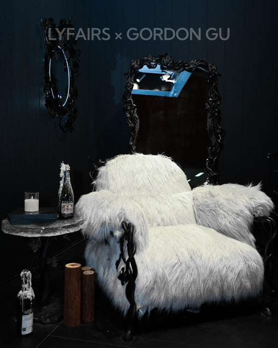 LYFAIRS x GORDON GU Bodega Single Sofa (Leather Carving Version)