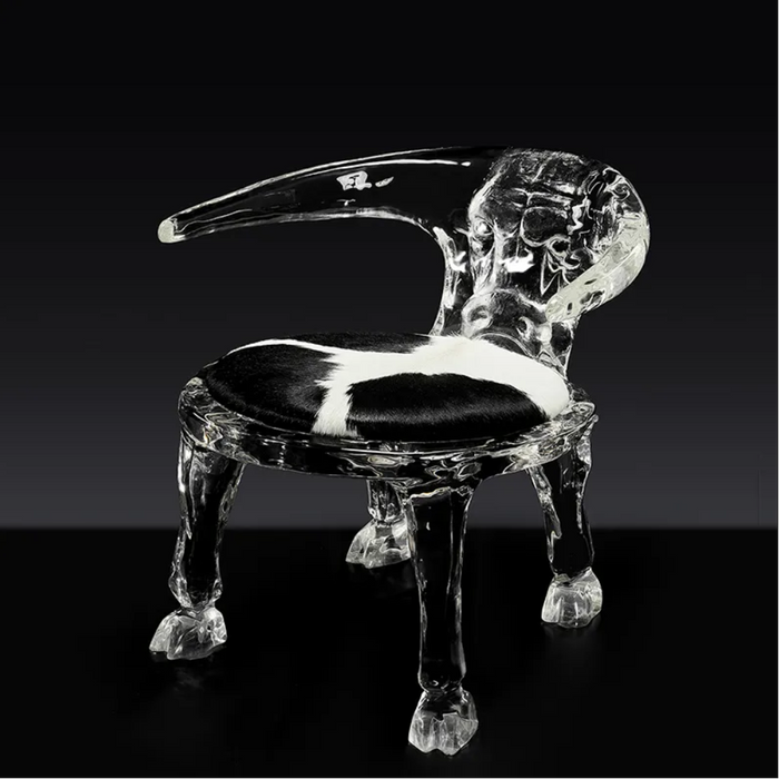 LYFAIRS x GORDON GU Bullish Chair-Cow Leather Chair