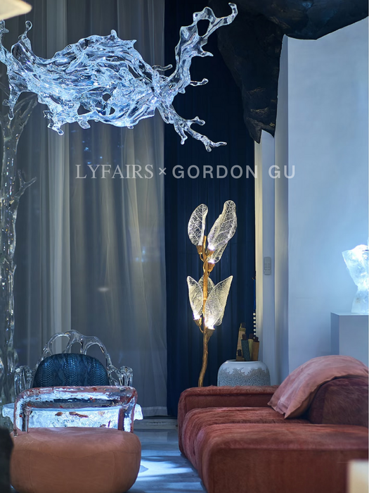 LYFAIRS x GORDON GU Ever-thriving Glacier Crystal Floor Lamp
