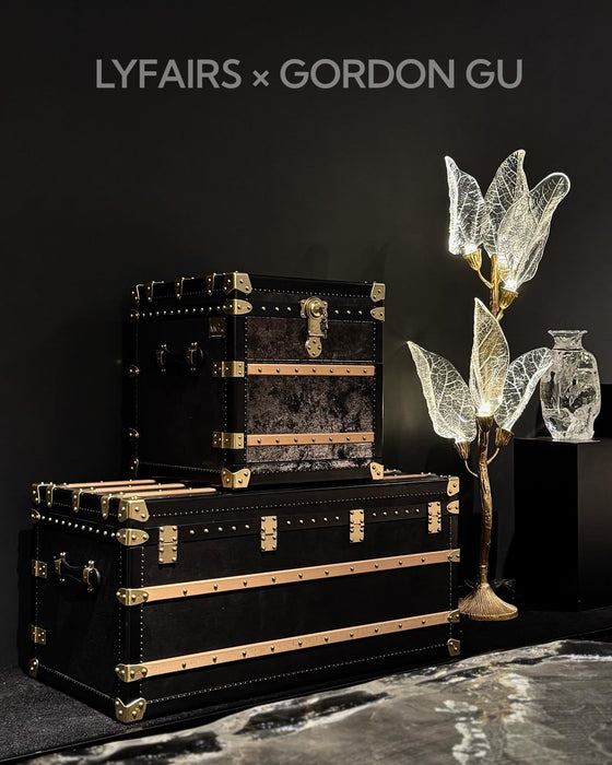 LYFAIRS x GORDON GU Ever-thriving Glacier Crystal Leaves Floor Lamp