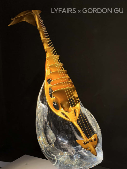 LYFAIRS x GORDON GU Glacier Crystal Guitar Sculpture