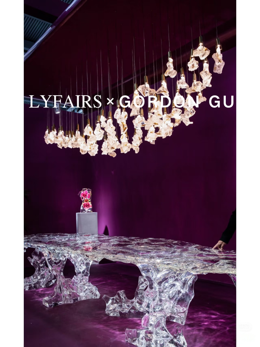 LYFAIRS x GORDON GU Ten Facets Elegance Glacier Crystal Table