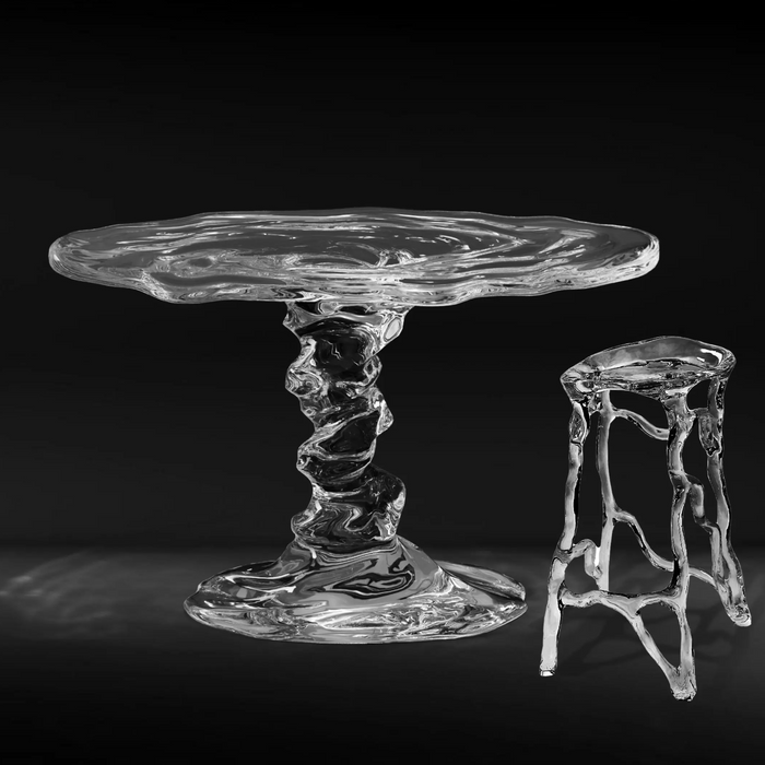 LYFAIRS x GORDON GU Vortex Oval Bar Table