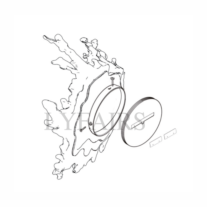 Lampada da parete a specchio di ghiaccio originale di design, lampada da specchio magica principessa per bagno/spogliatoio, illuminazione per camera da letto delle donne, specchio da bagno