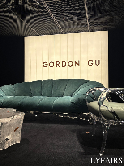 LYFAIRS x GORDON GU BODEGA Grape Leaf Sofa