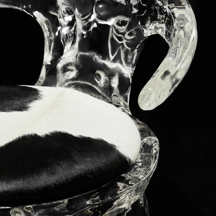 LYFAIRS x GORDON GU Bullish Chair-Cow Leather Chair