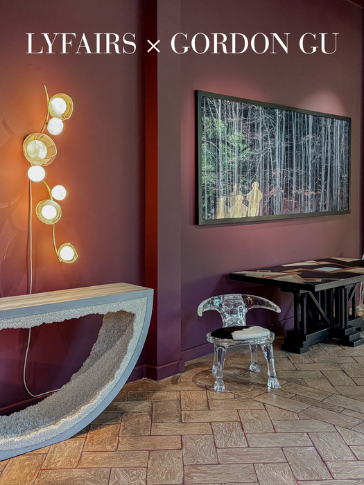 LYFAIRS x GORDON GU Bullish Chair-Cow Leather Chair