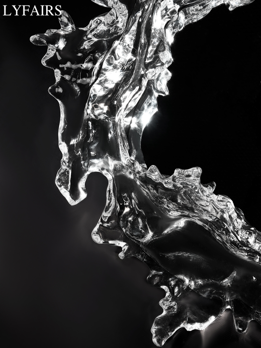 Diseñador Original Art Ice Mirror Lámpara de pared Princesa Magic Mirror Light para baño / vestidor Mujeres Dormitorio Iluminación Espejo de baño