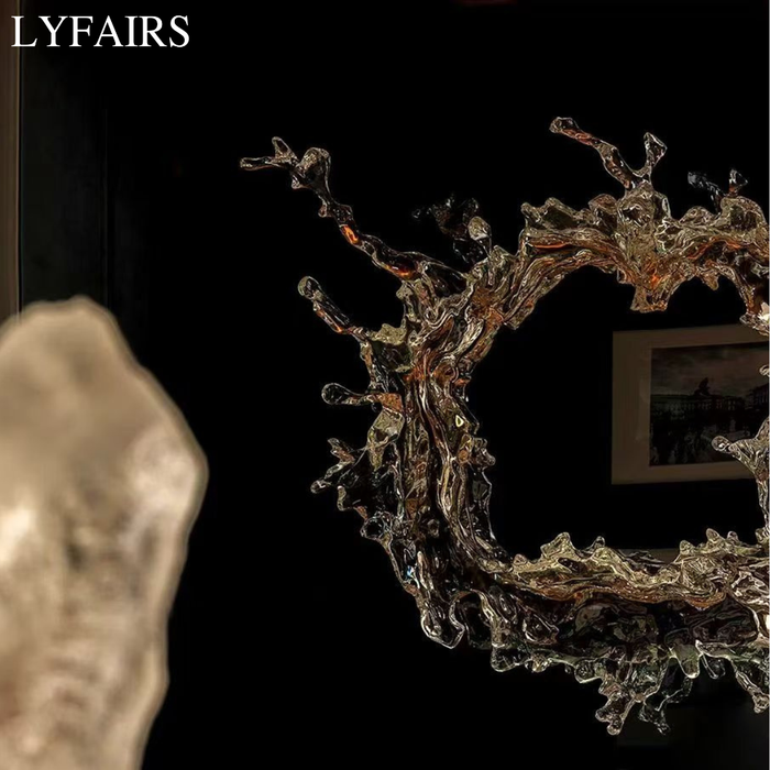 Diseñador Original Art Ice Mirror Lámpara de pared Princesa Magic Mirror Light para baño / vestidor Mujeres Dormitorio Iluminación Espejo de baño