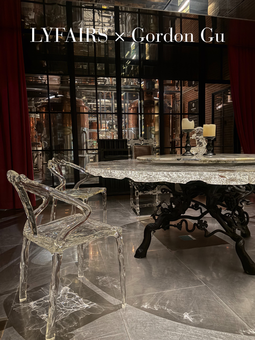 LYFAIRS x GORDON GU Dripping Water Chair (Transparent)