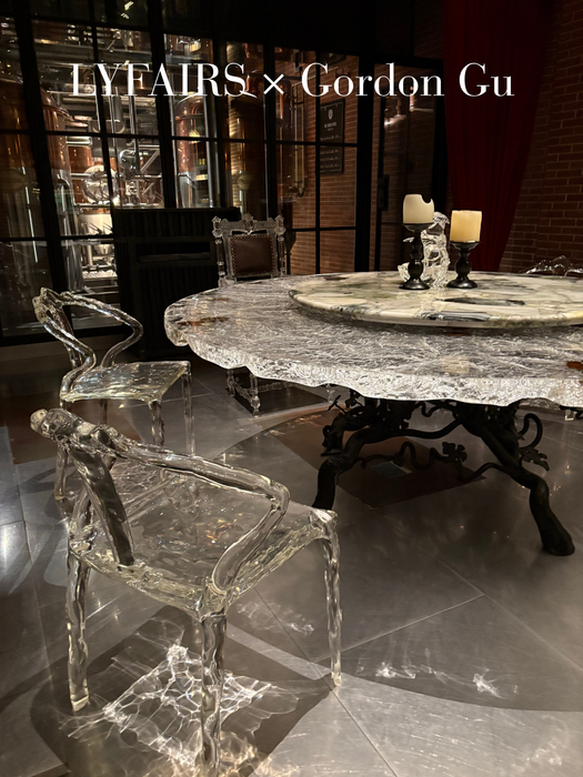 LYFAIRS x GORDON GU Dripping Water Chair (Transparent)