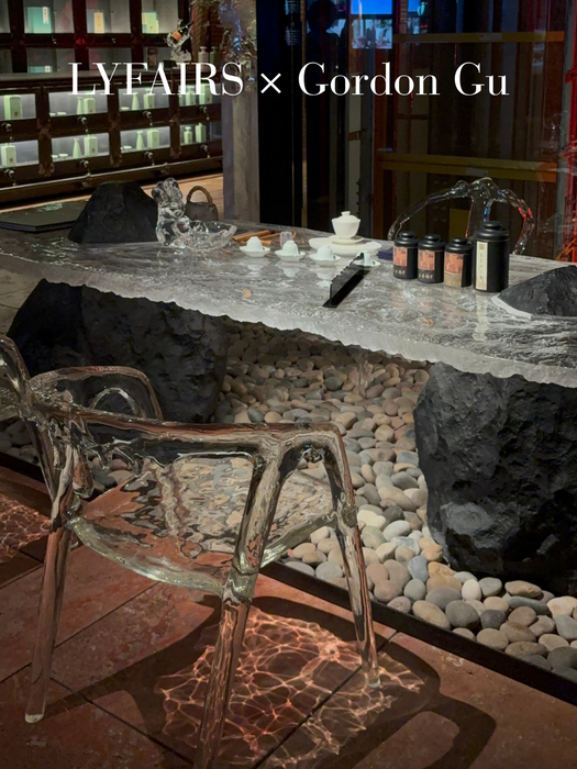 LYFAIRS x GORDON GU Dripping Water Chair (Transparent)