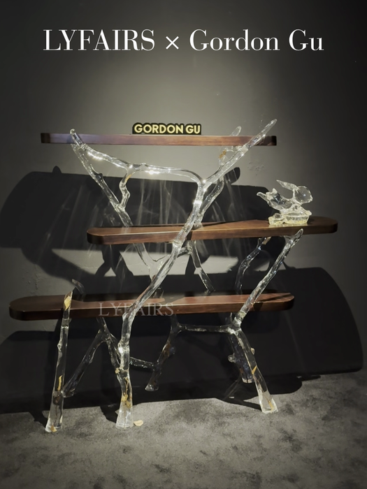 LYFAIRS x GORDON GU Jade Branch Tea Shelf