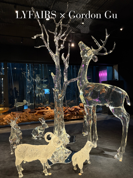 LYFAIRS x GORDON GU Stargazing Deer Sculpture