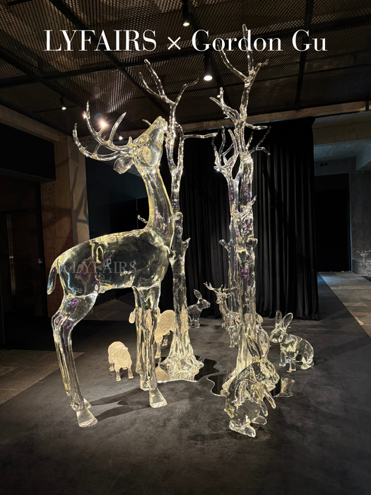 LYFAIRS x GORDON GU Stargazing Deer Sculpture