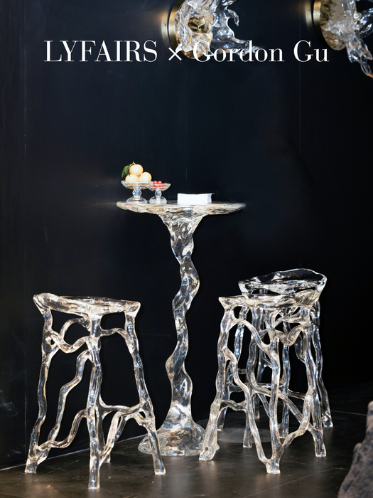LYFAIRS x GORDON GU Vortex Round Bar Table