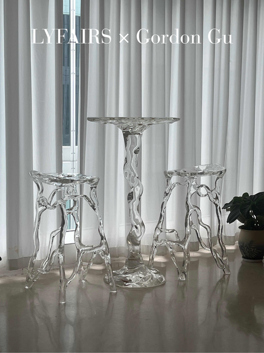 LYFAIRS x GORDON GU Vortex Round Bar Table