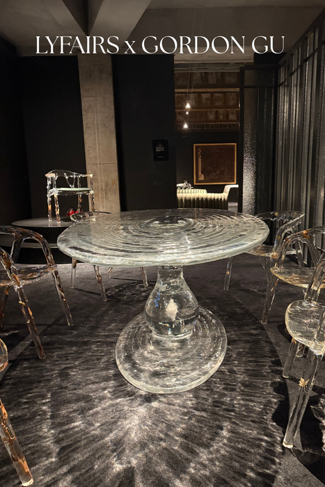LYFAIRS x GORDON GU Waterdrop Oval Dining Table