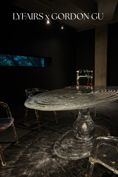 LYFAIRS x GORDON GU Waterdrop Oval Dining Table