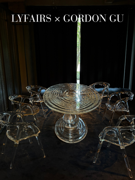 LYFAIRS x GORDON GU Waterdrop Oval Dining Table
