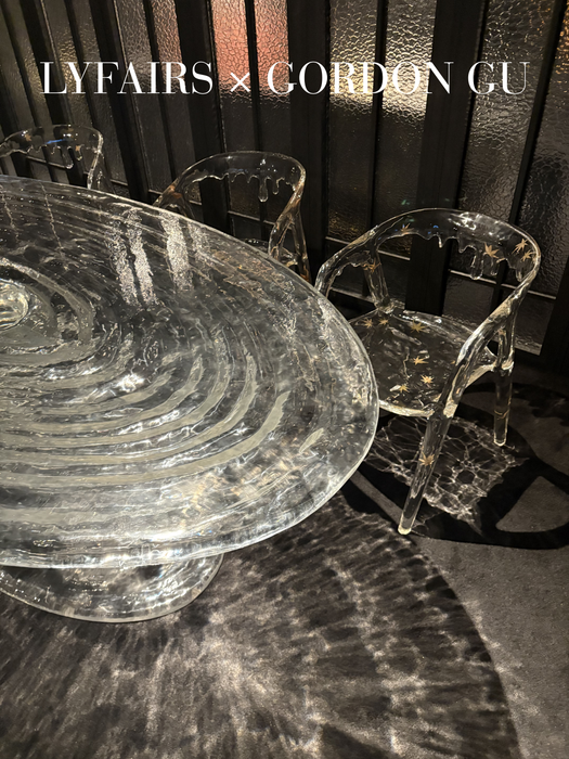 LYFAIRS x GORDON GU Waterdrop Oval/Round Dining Table