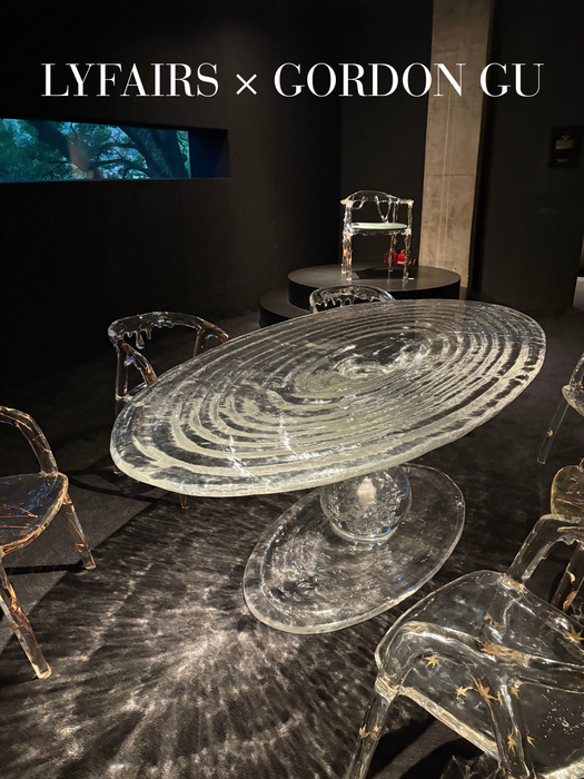 LYFAIRS x GORDON GU Waterdrop Oval/Round Dining Table